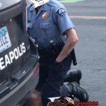 Chudjak kneeling on Blueworld's neck