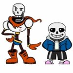 Sans and papyrus meme