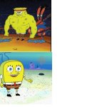 Spongebob strong to weak