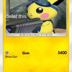 Gun Pichu Card