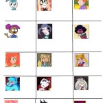 Toon princesses cast meme blank