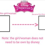 What if this girl/woman became this Disney princes