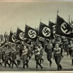 Nazis with flags