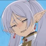 Frieren Crying GIF Template