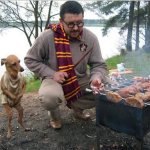 Dog dobby camping harry