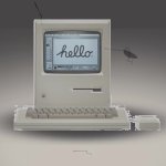 Apple Macintosh 1984 GIF Template