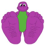 Barney feet