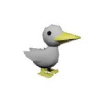Duck spin GIF Template