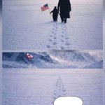 Trump and the Penguin in Greenland