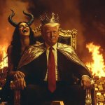 King Donald Trump Satan Mammon worship