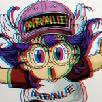 ARALE TRIGGERED meme