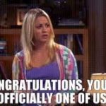 Officially one of us (Big Bang Theory)
