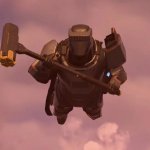 He's reaching with the HD2 ram armor