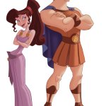 PNG Hercules y Megara Disney