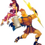 PNG Hercules y Megara - Disney