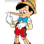 Pinocchio tells lies