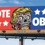Donald Trump Obey billboard vote