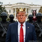 King Donald Trump Secret Police Satan Lucifer Devil Evil