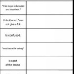 Drama Alignment Chart template