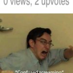 confused screaming | image tagged in confused screaming | made w/ Imgflip meme maker