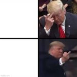 Trump pointing meme