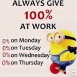 100% at work