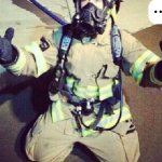 Firefighter itchy nose