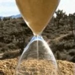 Hourglass sand time GIF Template