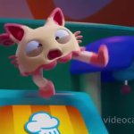 Minibods Flooter screaming Cat GIF Template