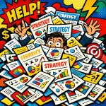 strategy papers burrying a person