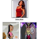 Maria Canals Barrera | image tagged in same voice actor,maria canals barrera,hawkgirl,dc comics,danny phantom,nickelodeon | made w/ Imgflip meme maker