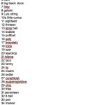 list