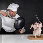 I think I’m going to die in this house(chicken vs man)