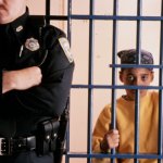 Black boy in prison