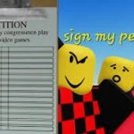 Will you sign my petition