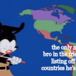 there is a normal person among us | the only normal bro in the friend group listing off all the countries he's wanted in | image tagged in gifs,memes,wanted | made w/ Imgflip video-to-gif maker
