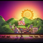 lusia holding up then the town (encanto) GIF Template