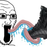 wojak boot licker