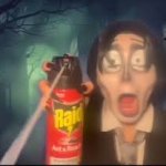 Person spraying you with Raid template