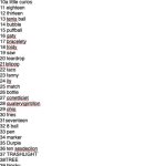 list
