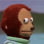 (._.) | KID NAMED SCHOOL:; "I LOVE DOING SCHOOL!!!!" | image tagged in monkey meme side eye,funny,funny memes,kid named,school | made w/ Imgflip meme maker