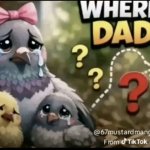 Where’s dad birds reaction image