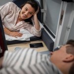 sleeping car door stuck