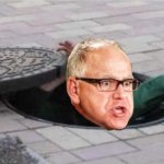 Tim Walz found his poll numbers meme