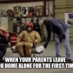 Broken Trust | WHEN YOUR PARENTS LEAVE YOU HOME ALONE FOR THE FIRST TIME | image tagged in gifs,home alone,trouble maker | made w/ Imgflip video-to-gif maker