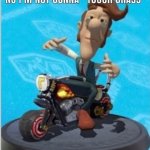 Not gonna touch grass meme