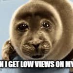 low views | ME WHEN I GET LOW VIEWS ON MY MEMES | image tagged in gifs,views,small creator awareness | made w/ Imgflip video-to-gif maker