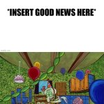 Squidward Celebrates This News template