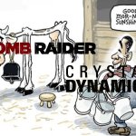 Crystal Dynamics keeps focusing on Tomb Raider all the time | image tagged in milking the cow,crystal dynamics,tomb raider,video games | made w/ Imgflip meme maker