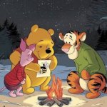 Pooh tigger piglet fire